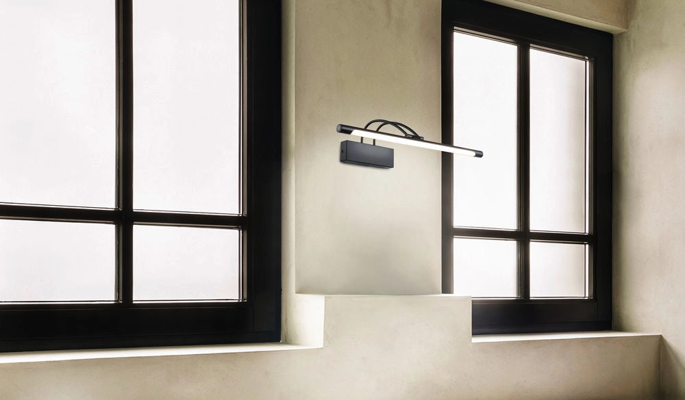 Applique bagno specchio nera Maytoni Finelli LED 12W