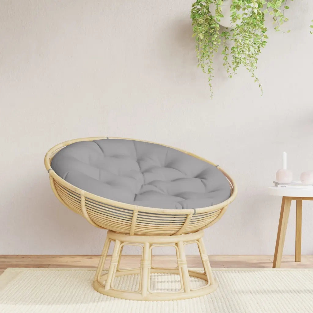 Cuscino Rotondo Grigio ? 100x11 cm in Tessuto Oxford