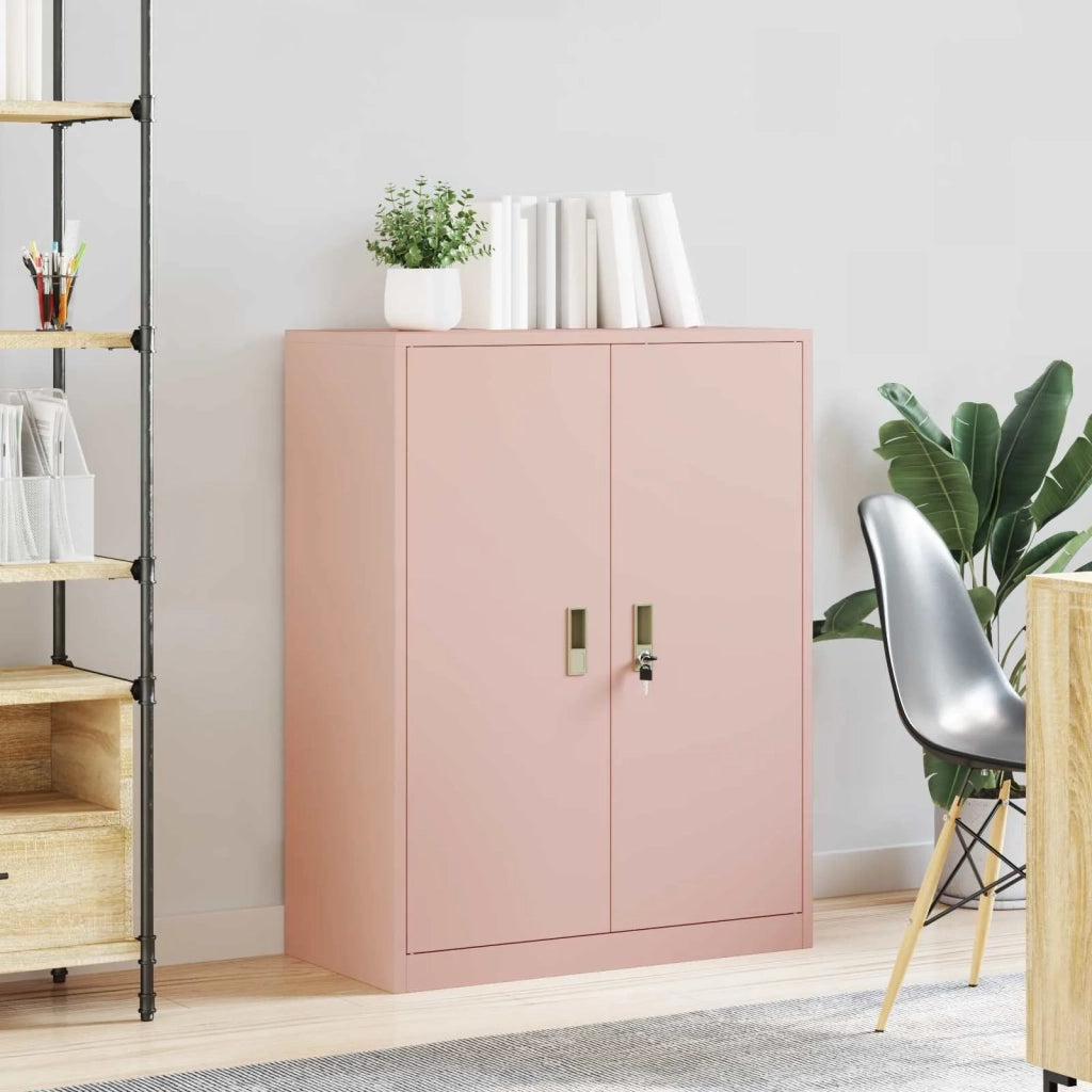 Armadio Rosa 80 x 40 x 105 cm Acciaio CFW3949073