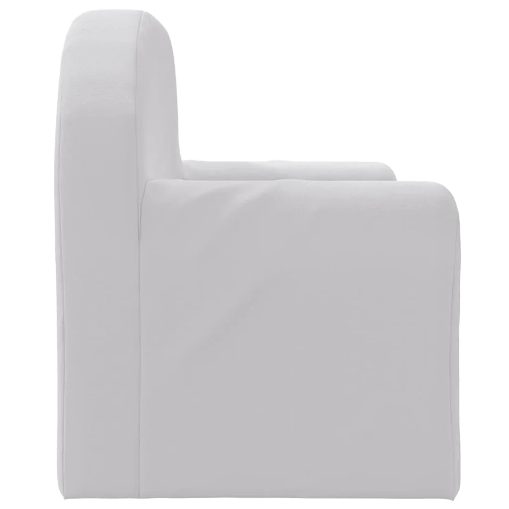 Poltrona-Divano Sedia-Poltroncina Letto per Bambini Grigio Chiaro