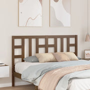 Testiera per Letto Ambra 166x4x100 cm in Legno Massello di Pino 817853