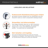 Walimex Supporto in metallo per flash e ombrelli