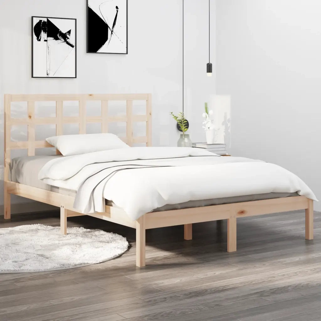 Giroletto-Struttura Letto in Legno Massello 160x200 cm 322818