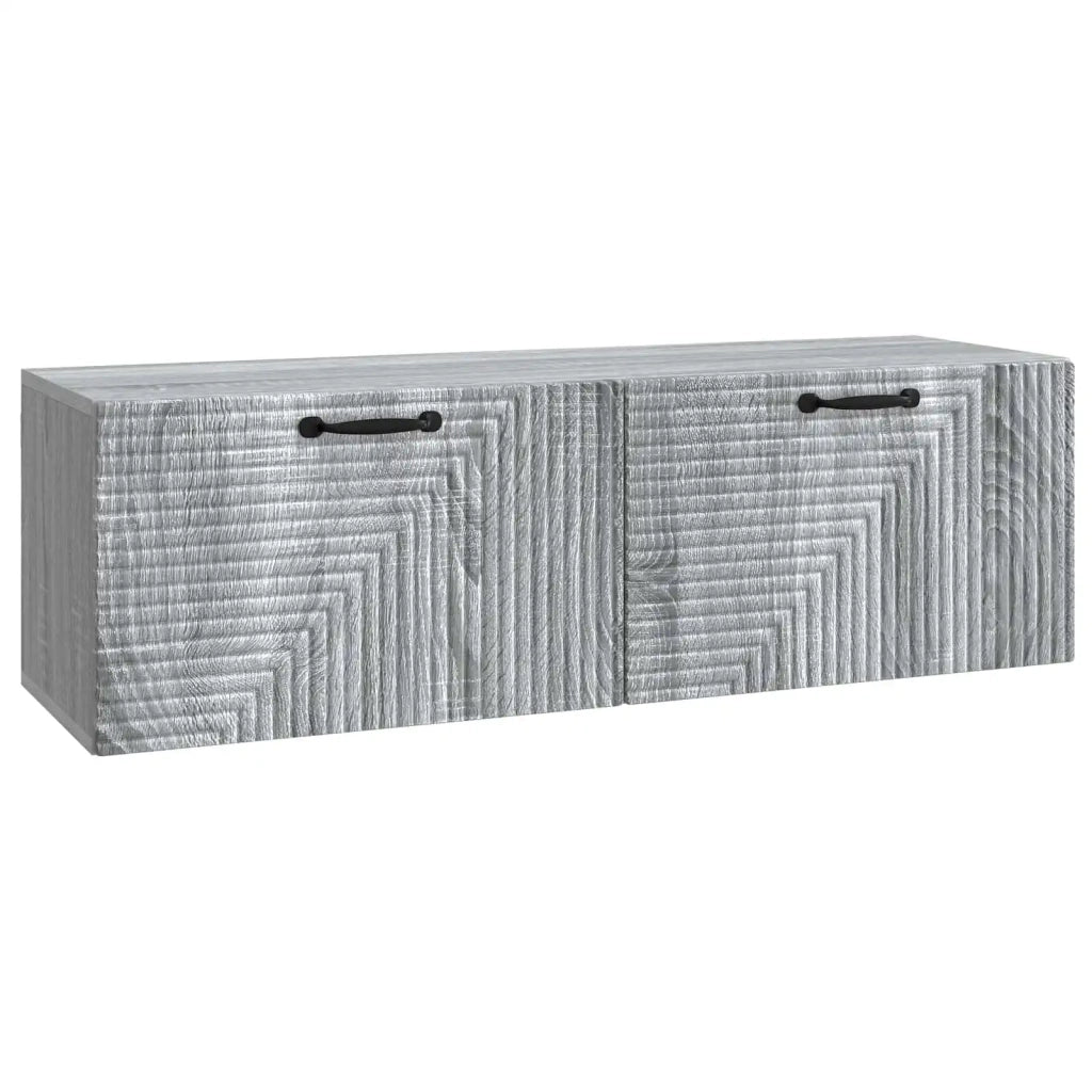 Mobile Porta TV da Muro Grigio Sonoma 98 x 31 x 30 cm