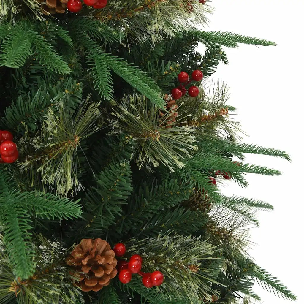 Albero di Natale Artificiale con Rami Pieghevoli Verde 150 cm 42019302