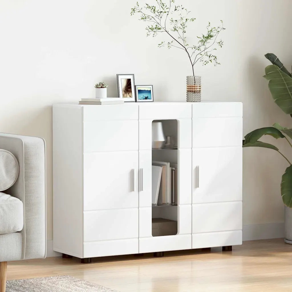 Credenza-Buffet-Armadio da cucina Bianco 55,5 x 29 x 100 cm Legno multistrato