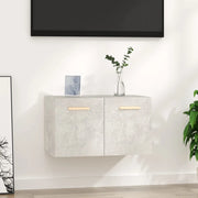 Mobile a Parete Grigio Cemento 60x36,5x35 cm Legno Multistrato 812910