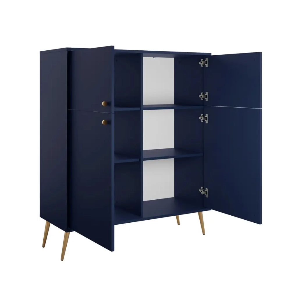 Set di mobili design AZURÉA – Sala da pranzo completa – Colore blu profondo