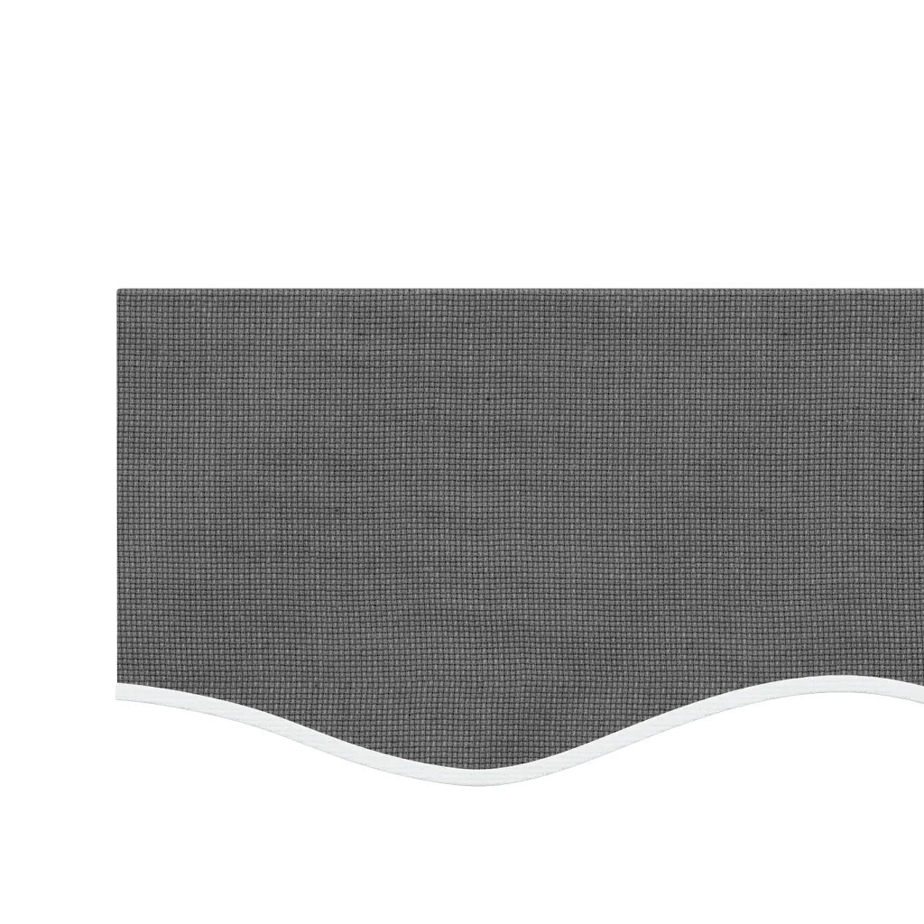 Tessuto di Ricambio per Mantovana da Tenda Strisce Antracite 3m 367762