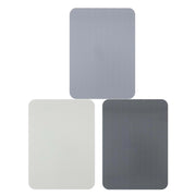 Tagliere Flessibile 3 pezzi 28x20cm per Cucina Pieghevole Antiscivolo Bianco / Grigio Alpina
