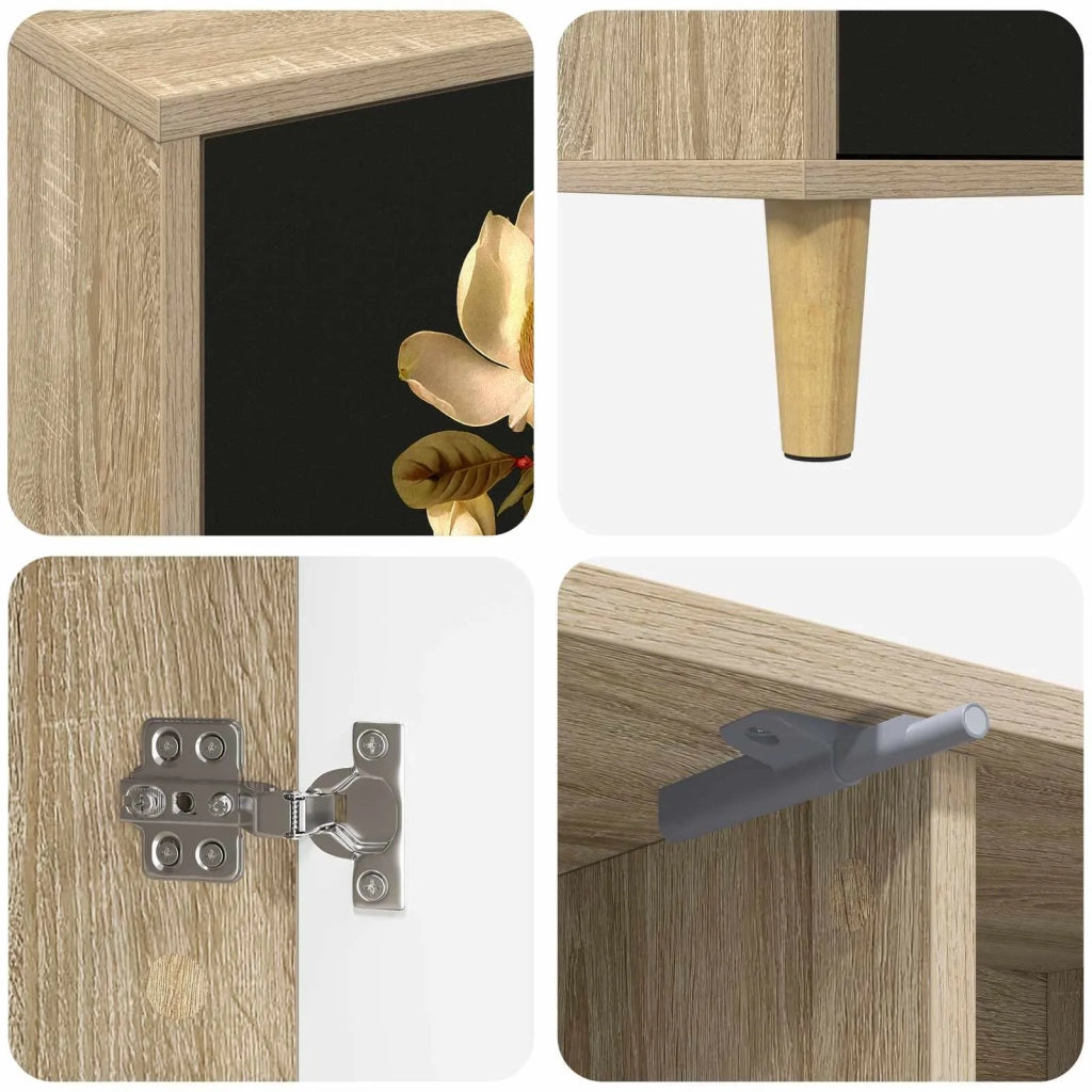 Mobile TV BREMEN 102 x 33 x 50 cm Sonoma Legno ingegnerizzato 8007047