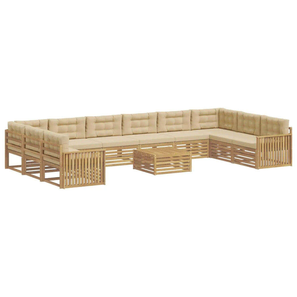 Set divani Legno di Acacia Massello 3391273