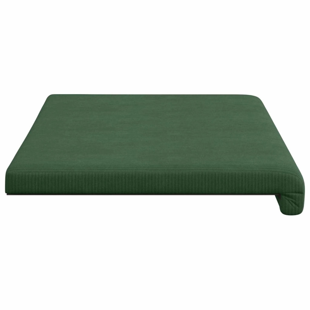 Cuscino per panchina corduroy Verde Scuro Profondità 35 cm 42043294