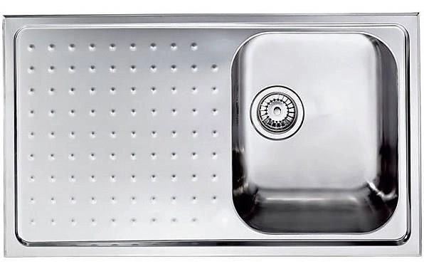 CM Punto plus 86 x 50 1V Lavello ad incasso Rettangolare Acciaio inossidabile