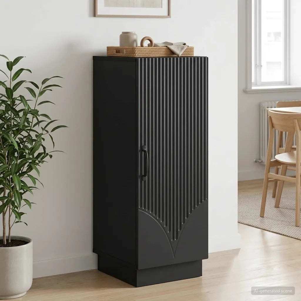 Credenza Nero 33 x 34,5 x 87 cm Legno ingegnerizzato 895286