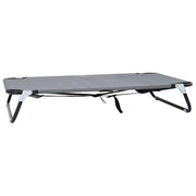 Letto per Cani Grigio chiaro 90 x 55 x 18 cm Acciaio CFW8269238