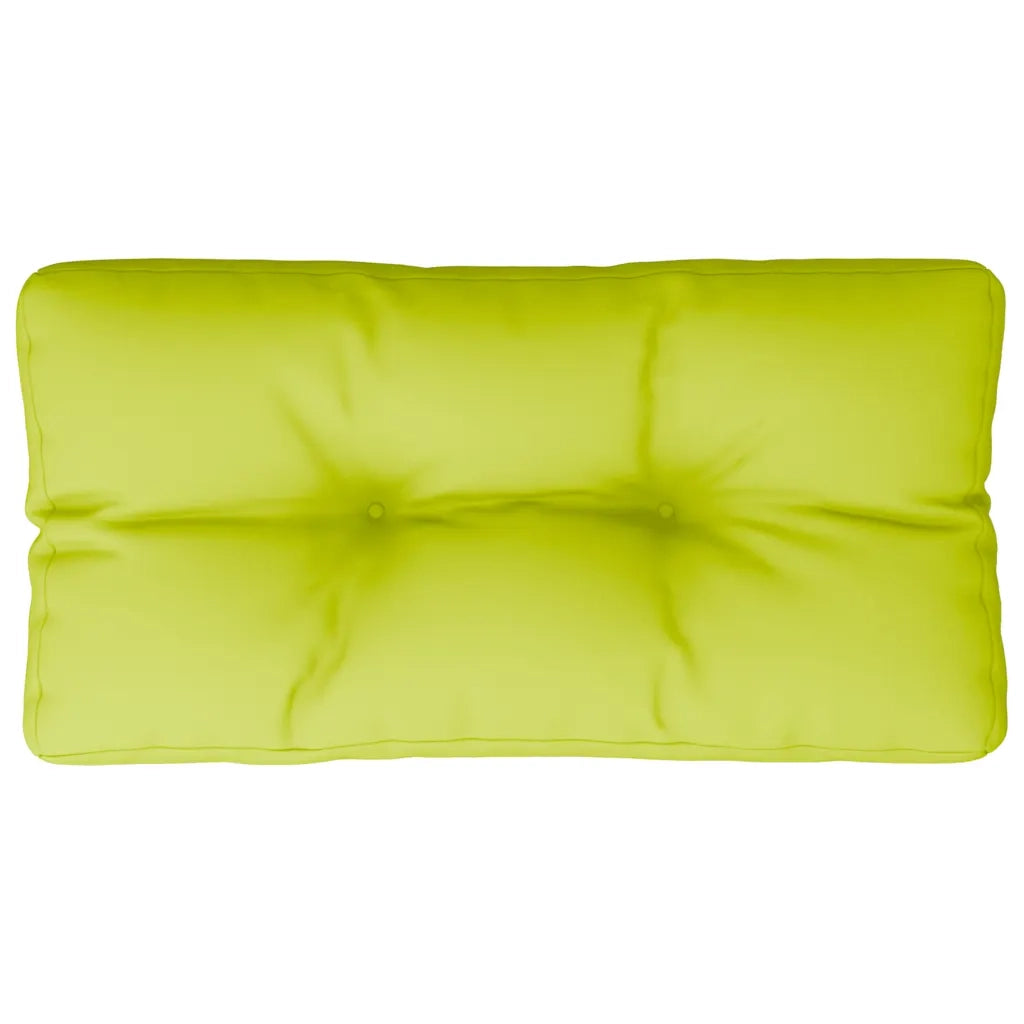 Cuscino per Pallet Verde Brillante 80x40x12 cm in Tessuto 360612