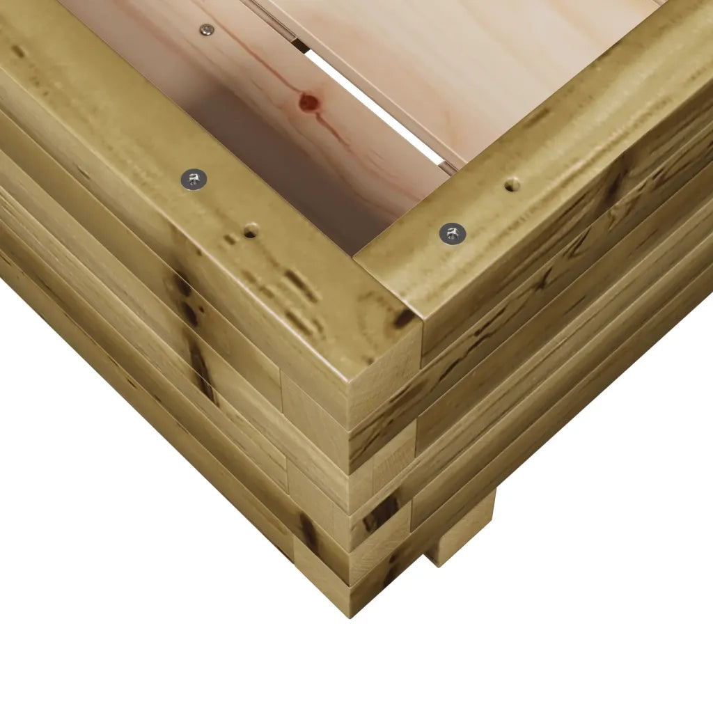 vidaXL Fioriera da Giardino 40x40x26,5 cm in Legno di Pino Impregnato