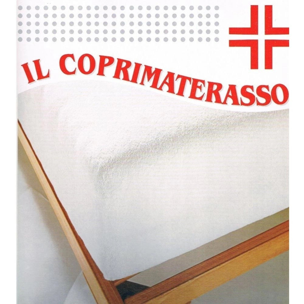 Trade Shop - Coprimaterasso Sanitario Impermeabile 2 Piazze Angoli Elastici 170x195cm -