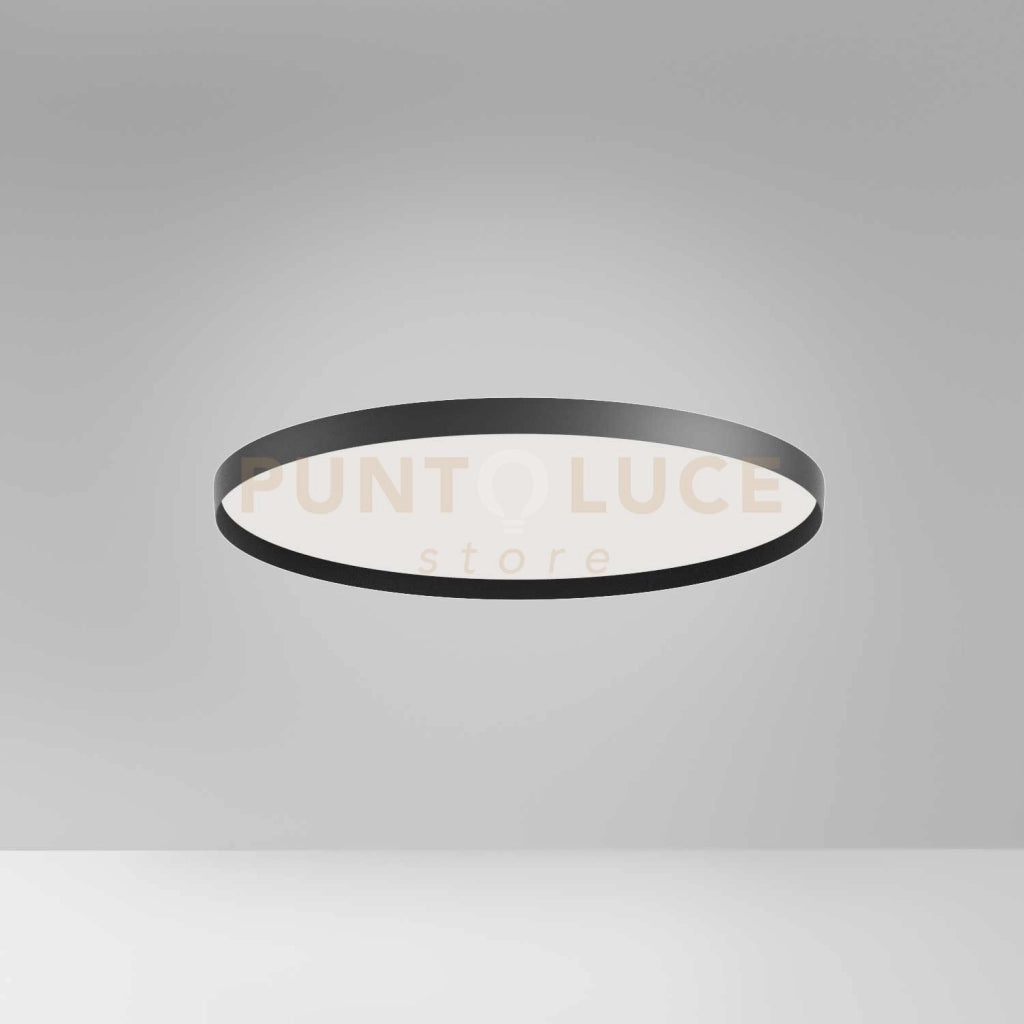 ACELIA P/G - PLAFONIERA LED 3000-4000K 3000-3100lm 50W NERO D.60CM