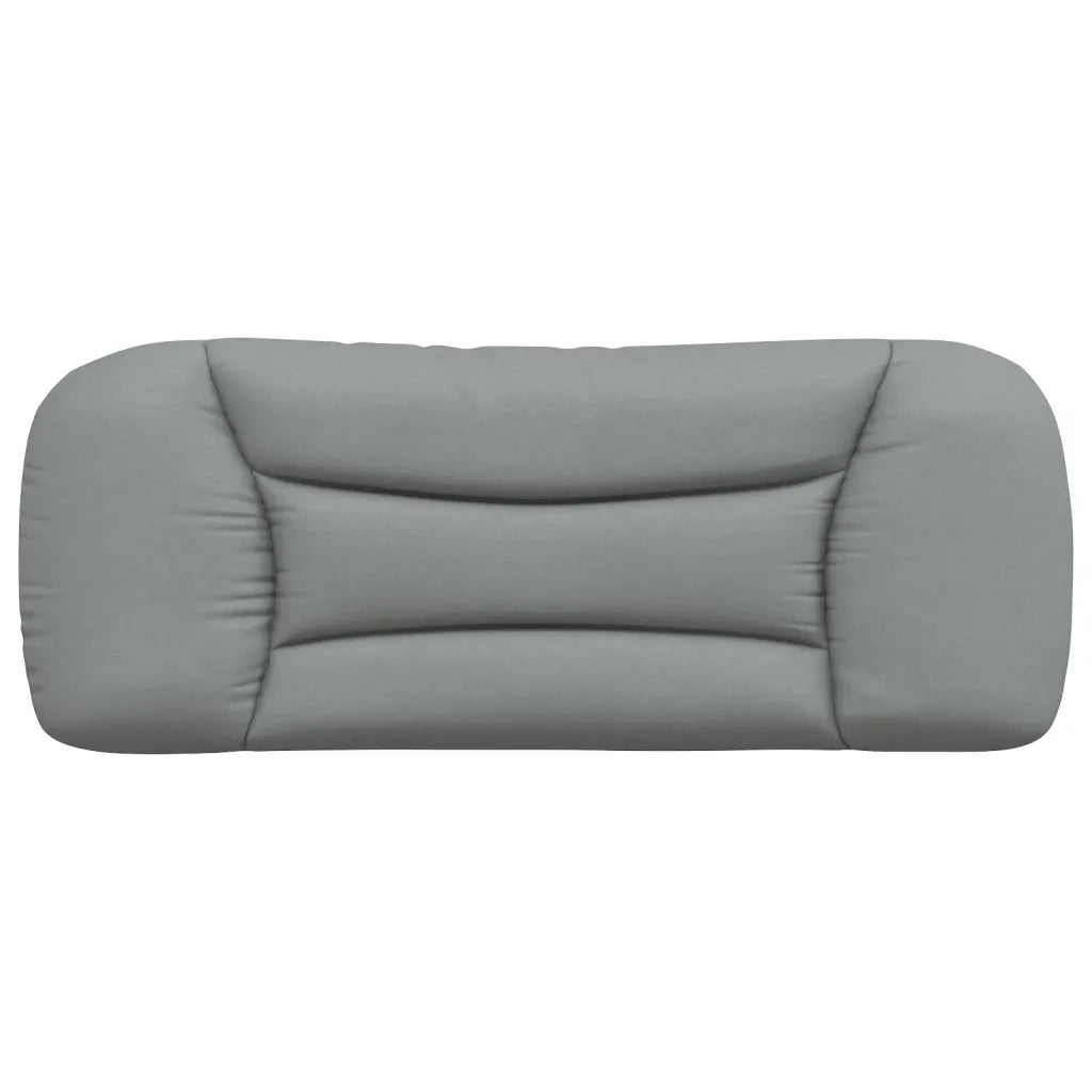Cuscino Testiera Hvar Grigio Chiaro 100 cm in Tessuto CFW4041251