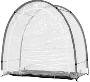 Tenda per l'inverno per balcone e terrazza - copertura contro pioggia neve e UV - L 186 x B 84 x H 175 cm - antracite