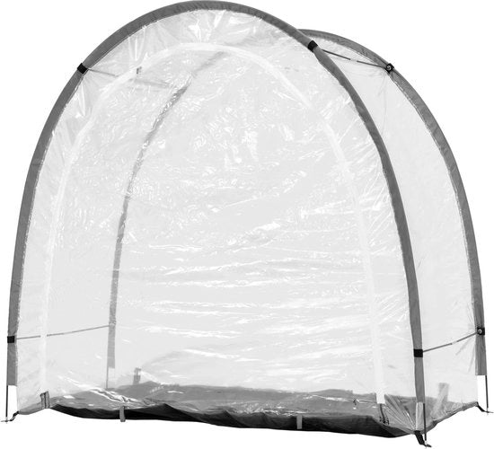 Tenda per l'inverno per balcone e terrazza - copertura contro pioggia neve e UV - L 186 x B 84 x H 175 cm - antracite