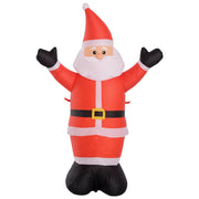 EasyComfort Babbo Natale Gonfiabile Luminoso Luci LED Decorazione Natalizia Altezza 1.2m