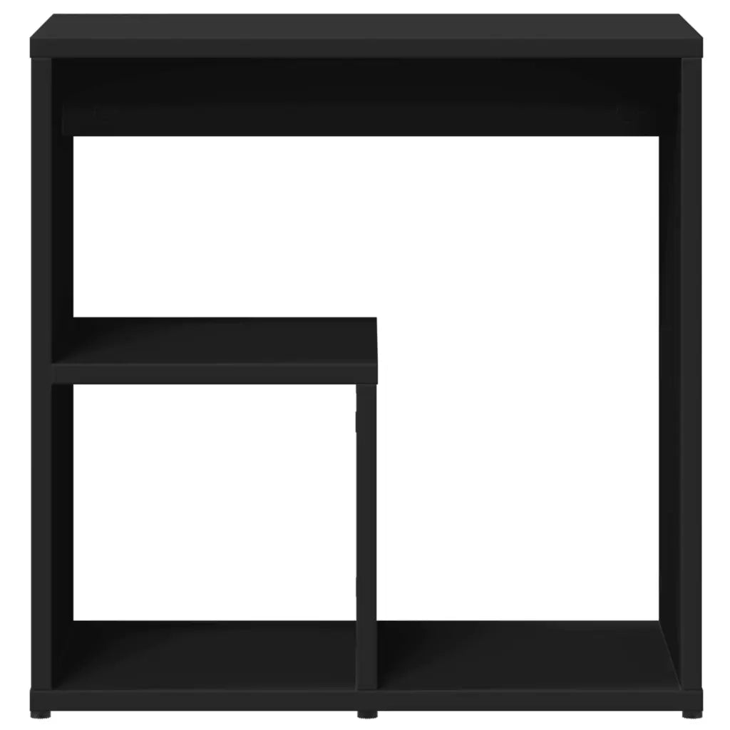 Tavolino | Tavolo laterale Nero 50x30x50 cm in Legno Multistrato