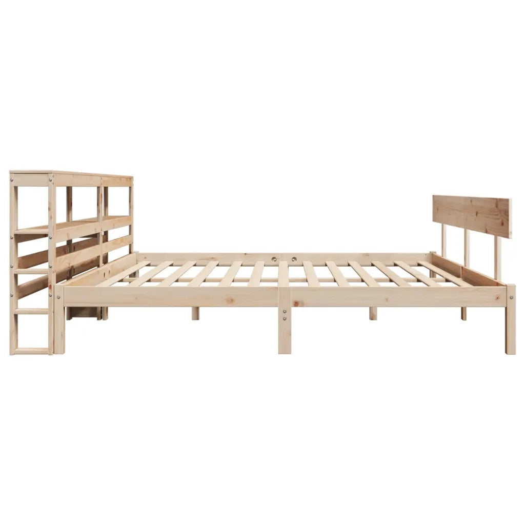 Letto senza Materasso 200x200 cm in Legno Massello di Pino 3305808