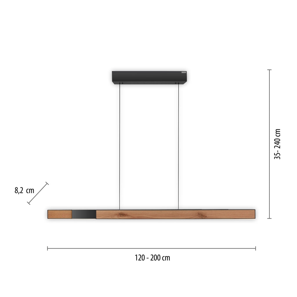 Lampada sospensione regolabile LED 13W MOTO-RISE Paul Neuhaus
