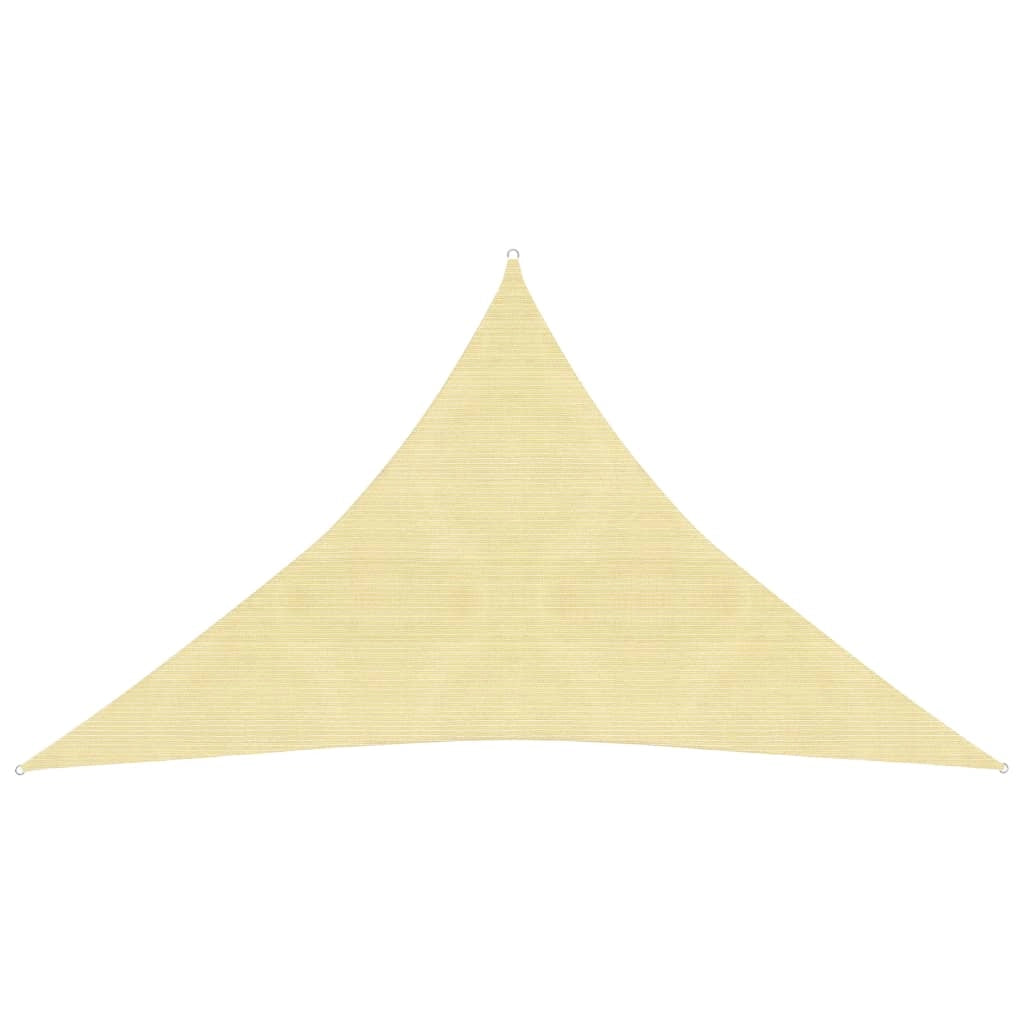 Vela ombreggiante/ombrellone 160 g/m² 2,5 x 2,5 x 3,5 m HDPE beige 02_0008952