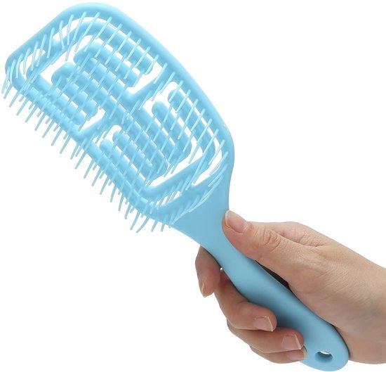 Pettingatore per capelli - Disimpegna nodi - Massaggio per la pelle del capo - Leggero - Ergonomico - Flessibile - Soffice per i capelli - Spazzola