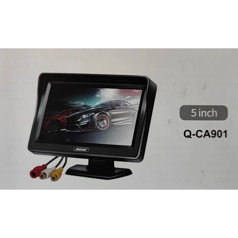 Trade Shop - Monitor Per Auto Suv Camioncino Q-ca901 Da 5" Hd Av A Colori Tft-lcd Telecamera -