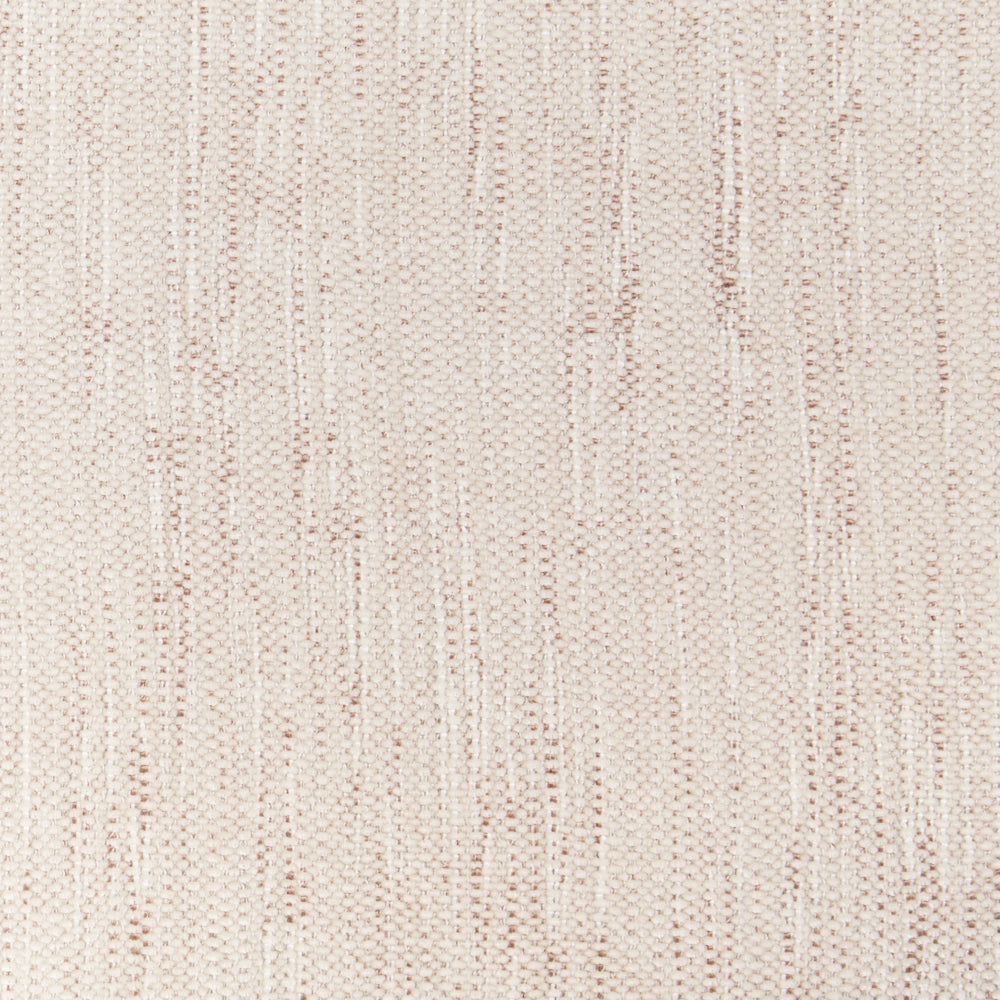 Set di 2 sedie da pranzo Beige Tessuto imbottito Poliestere intrecciato Gambe nere Stile retrò Mobili da soggiorno