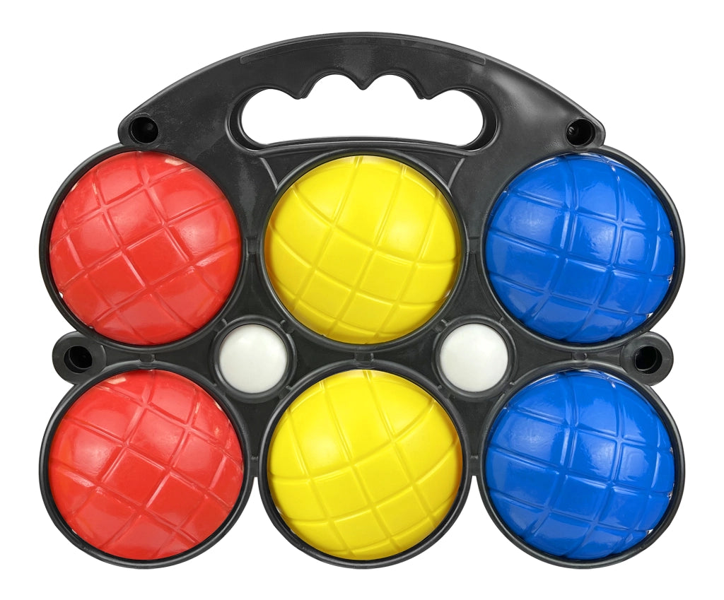 Set Di Bocce Bambini Adulti 6 Palline 2 Boccini Spiaggia Campeggio Giardino Con Borsetta Per Trasporto Prodotto Palline Giochi Per Il Mare