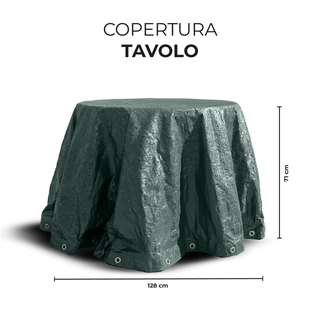 Telo Copertura Impermeabile per Arredo Giardino e Barbecue – Protezione Universale Cover Anti Pioggia UV Polvere per Tavoli, Sedie, Divani, ,lettino prendisole, Ombrelloni e BBQ Modello 11