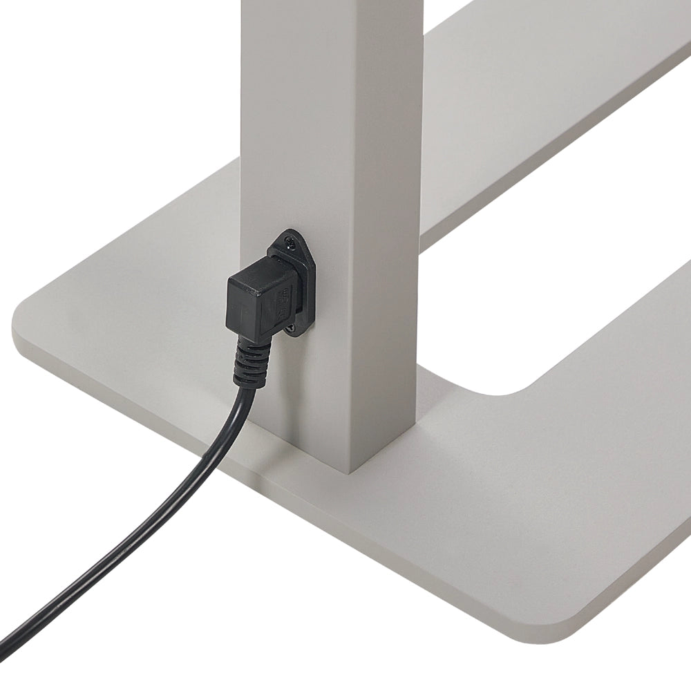 Lampada LED da terra in alluminio argento altezza 196 cm Interruttore a sfioramento Dimmerabile Sensore Illuminazione moderna Home Office