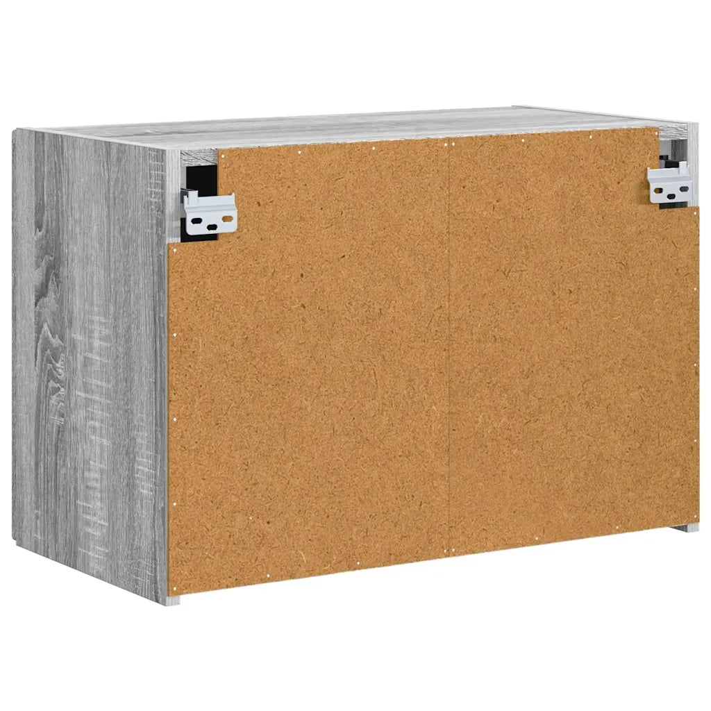 Mobile TV da parete-Mobile TV a Muro-Credenza TV Grigio Sonoma 59,5 x 31 x 40 cm