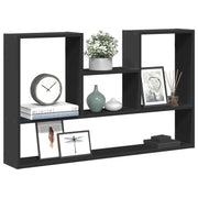vidaXL Scaffale a Parete Nero 99x15x60 cm in Truciolato