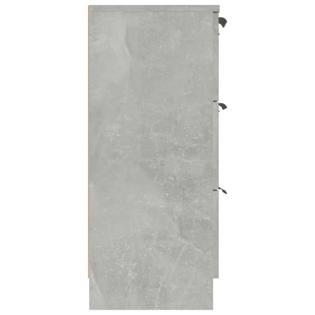 Buffet credenza cassettiera armadio mobile contenitore organizer per cucina soggiorno salotto 60 x 30 x 70 cm legno ingegnerizzato grigio 02_0031955