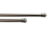 Bacchette Tende A Pressione Bastone Tenda Estensibile Astina Con Molla - 40-60 - Nickel