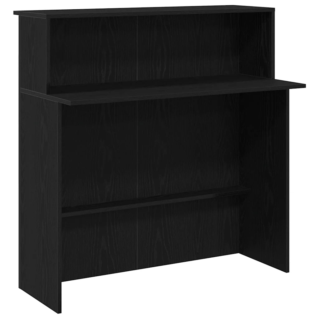 Banco Reception Nero 100x50x103,5 cm in Legno Multistrato