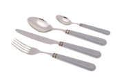 Servizio Set di Posate 24 Pezzi in Acciaio Inox Rivadossi Sandro Mistral Grigio