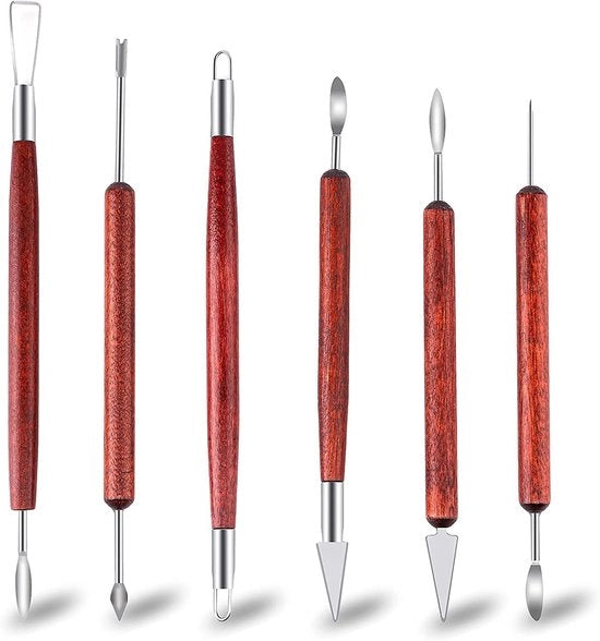 Set di 6 Strumenti di Modellazione in Cera Professionale