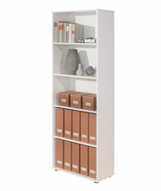LIBRERIA ARCO 5 LIVELLI 60x30x180H LAMINATO BIANCO INTER LINK