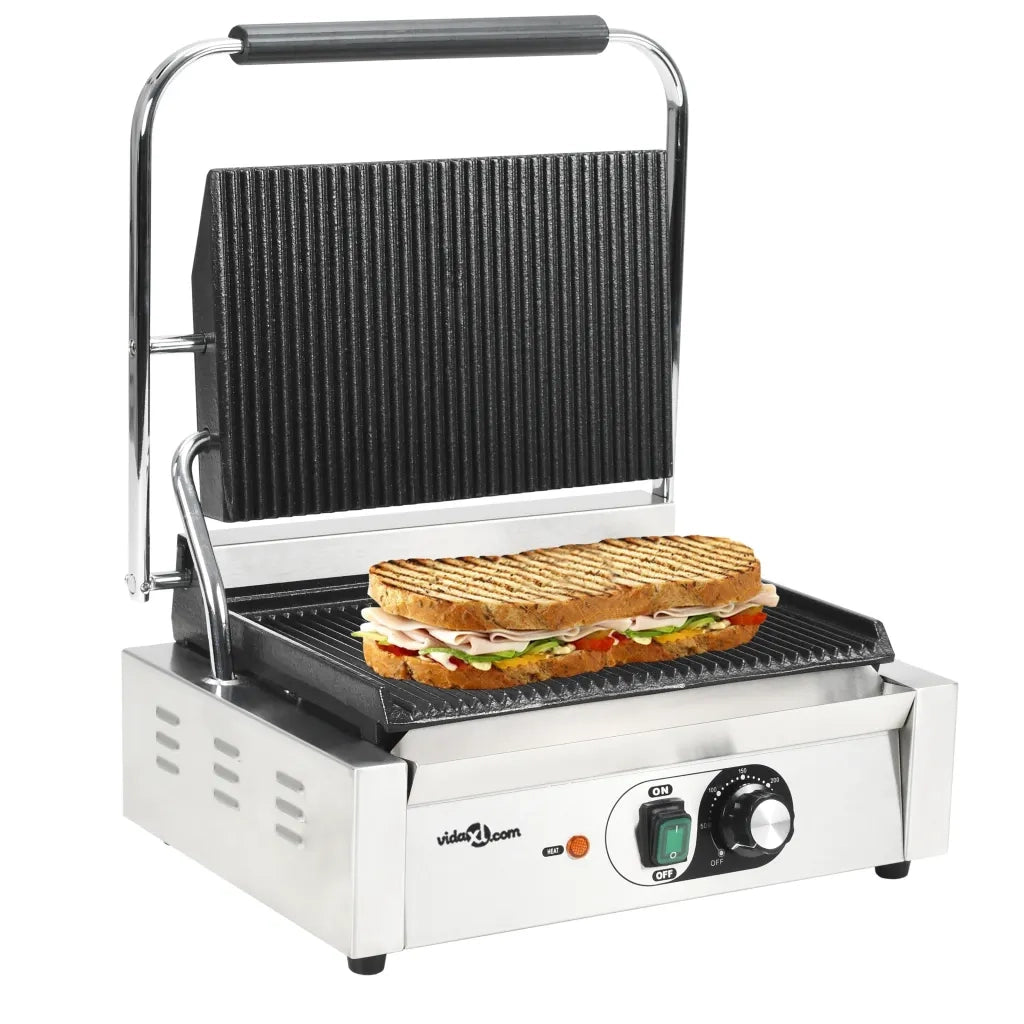 Griglia per Panini Scanalata 2200 W 43x30,5x20cm 50750