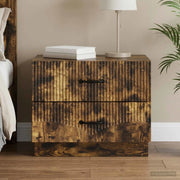 Armadio da Notte con cassetto Rovere Fumo 62 x 34,5 x 44,5 cm 895240
