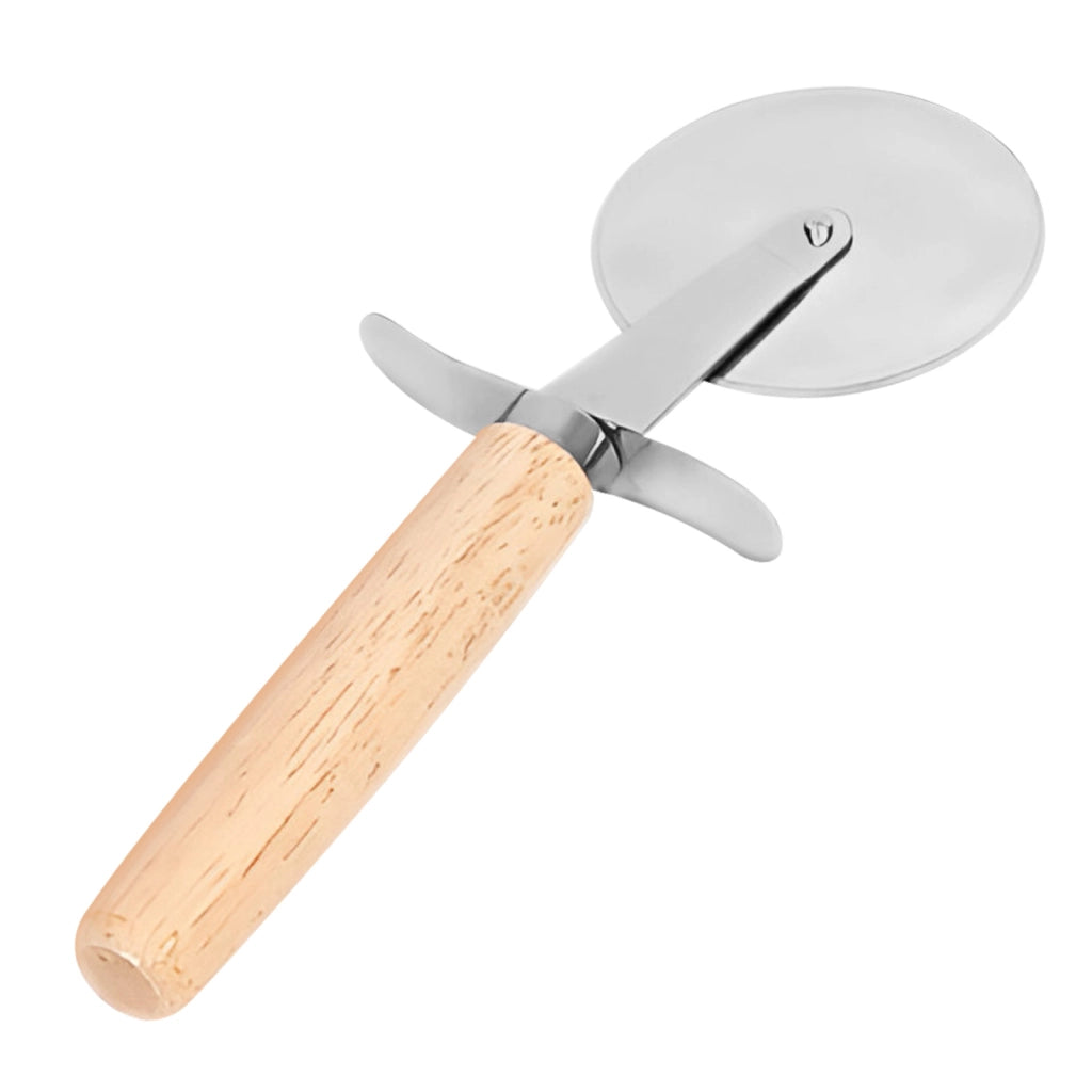 Vassoio per pizza in bambù con tagliere Pizza Bois Inox Taglio Preciso Marrone chiaro Cheffinger