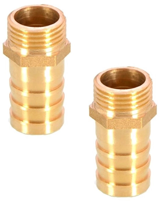 Connettori a Sfera in Ottone - 2 Pezzi - Esempio Lunghezza Cavo 19 mm